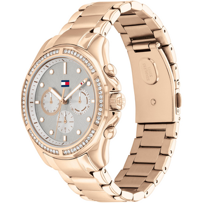 Reloj Análogo Dorado Casual de Mujer