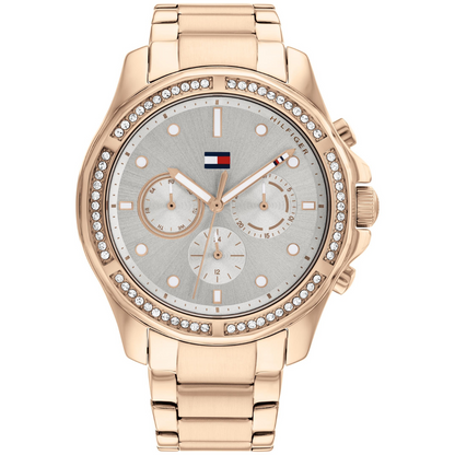 Reloj Análogo Dorado Casual de Mujer