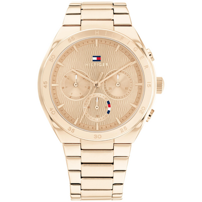 Reloj Análogo Dorado Casual de Mujer