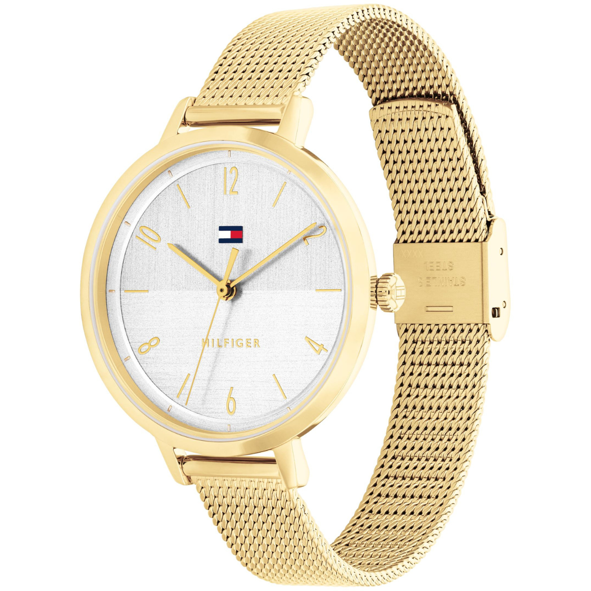 Reloj Análogo Dorado Casual de Mujer