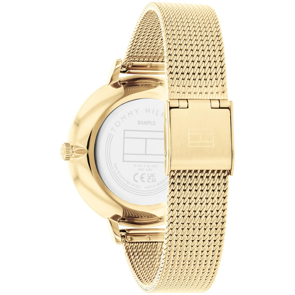 Reloj Análogo Dorado Casual de Mujer