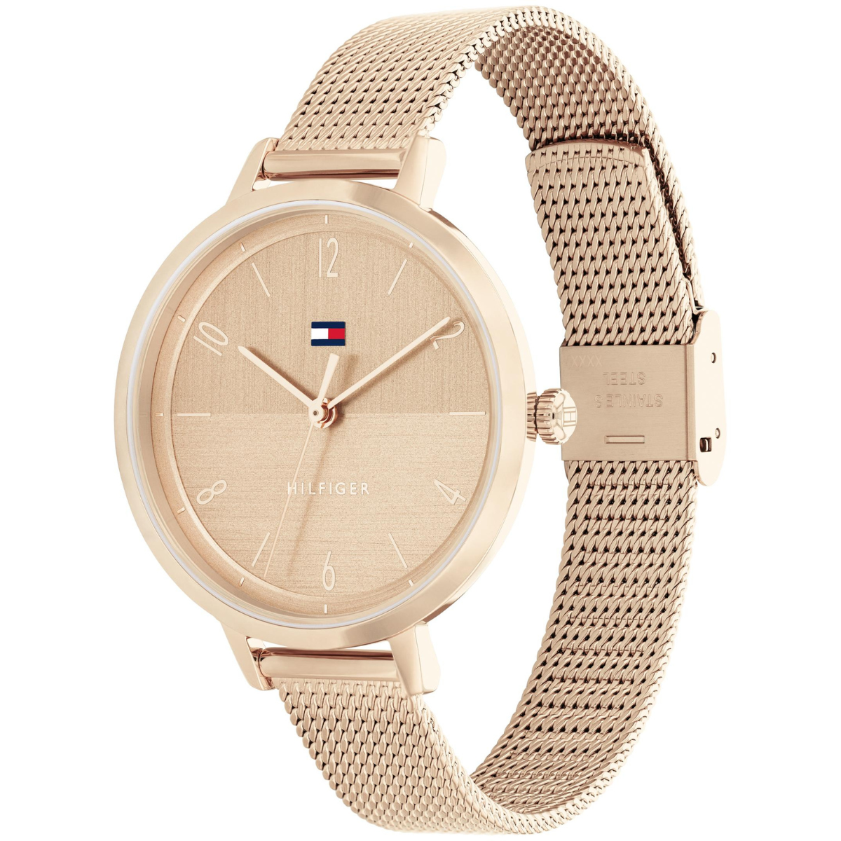 Reloj Análogo Dorado Casual de Mujer