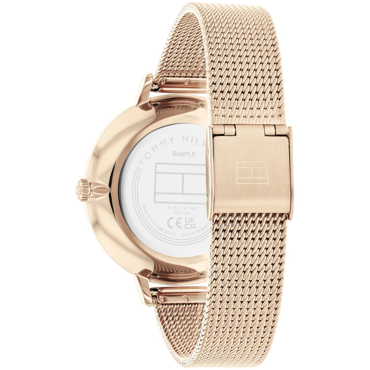 Reloj Análogo Dorado Casual de Mujer