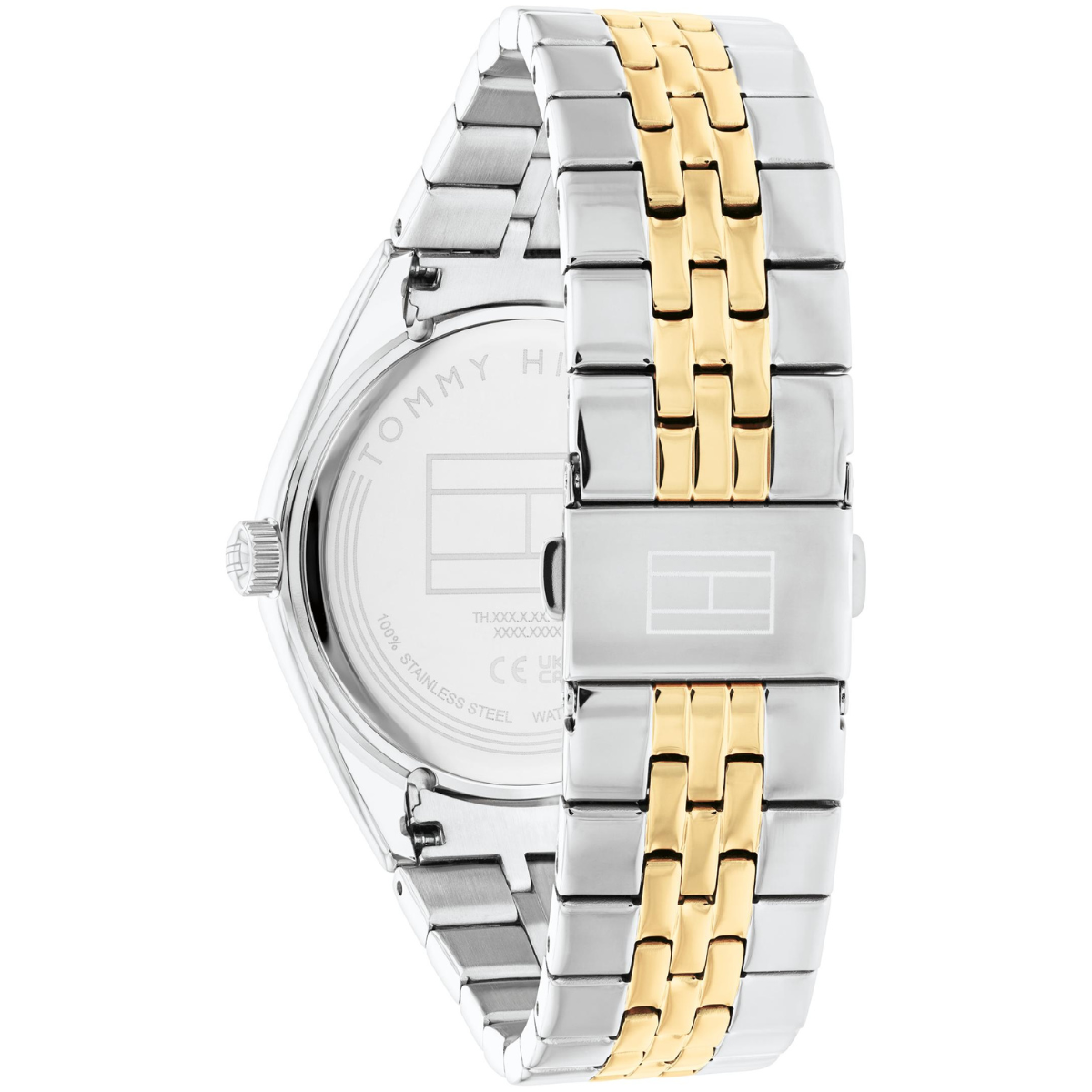 Reloj Análogo Plateado Casual de Mujer