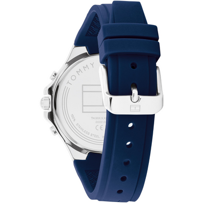 Reloj Análogo Plateado Casual de Mujer