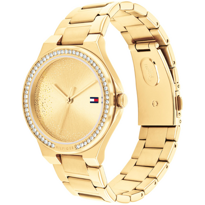 Reloj Análogo Dorado Casual de Mujer