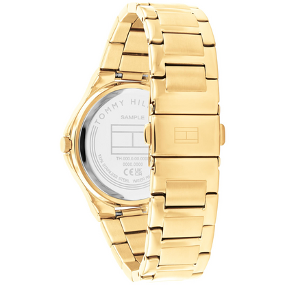 Reloj Análogo Dorado Casual de Mujer