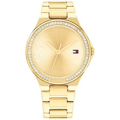 Reloj Análogo Dorado Casual de Mujer