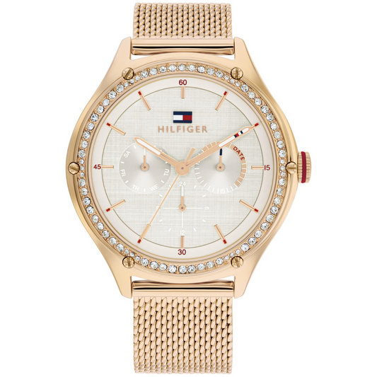 Reloj Análogo Dorado Casual de Mujer