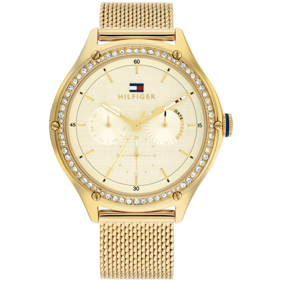 Reloj Análogo Dorado Casual de Mujer