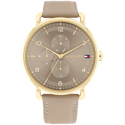 Reloj Análogo Dorado Casual de Mujer