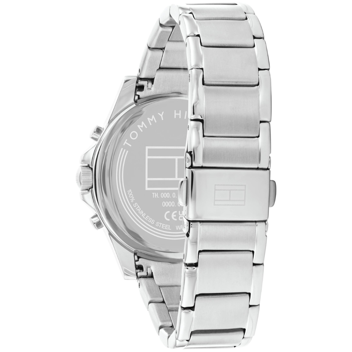 Reloj Análogo Plateado Casual de Mujer