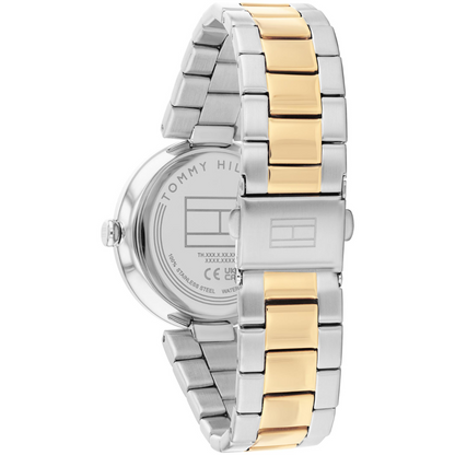 Reloj Análogo Plateado Casual de Mujer