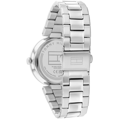 Reloj Análogo Plateado Casual de Mujer