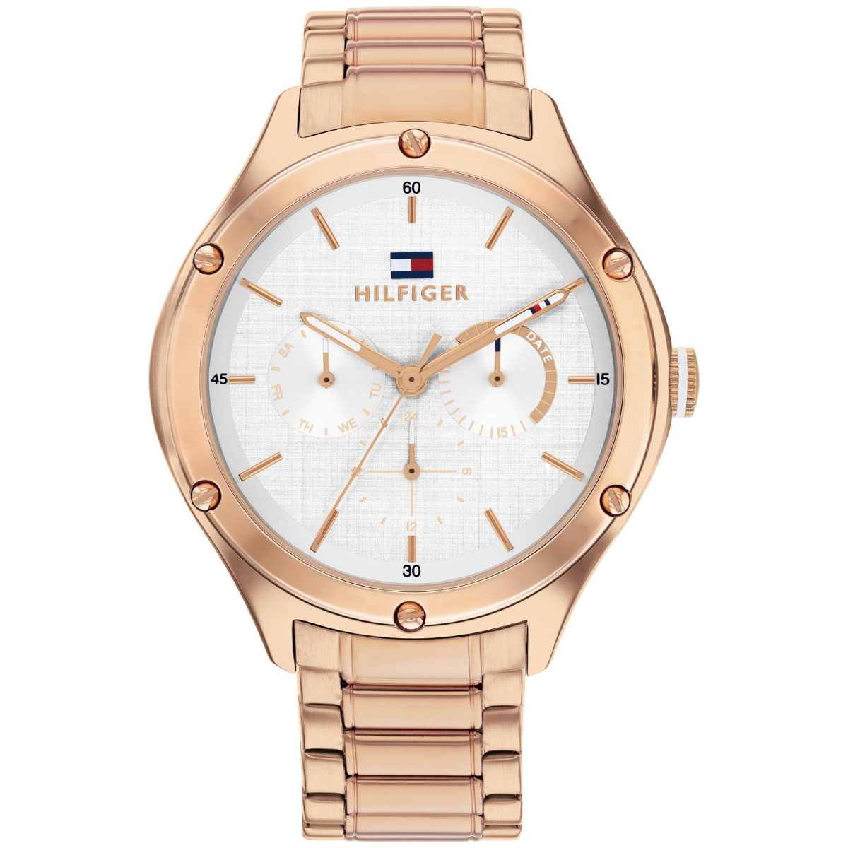 Reloj Análogo Rosado Casual de Mujer