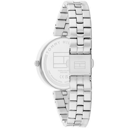 Reloj Análogo Plateado Casual de Mujer