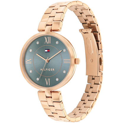 Reloj Análogo Rosado Casual de Mujer