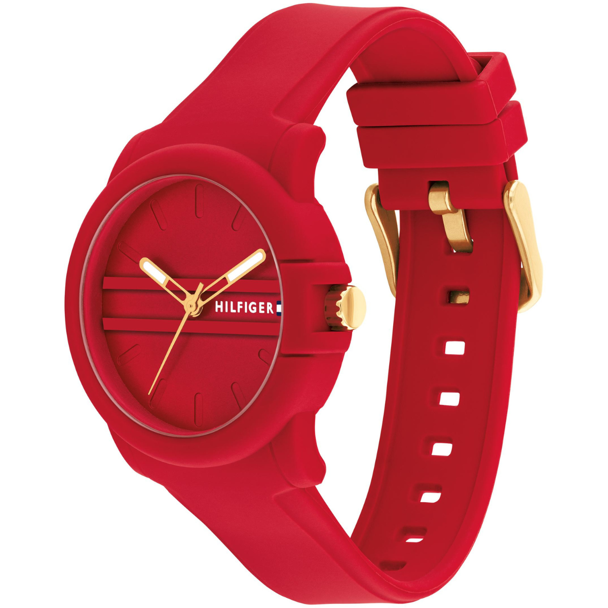 Reloj Análogo Rojo Casual de Mujer