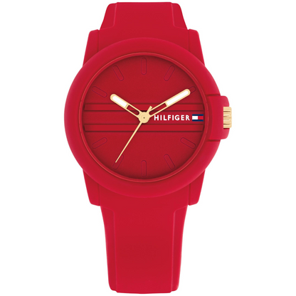 Reloj Análogo Rojo Casual de Mujer