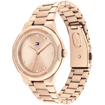 Reloj Análogo Dorado Casual de Mujer