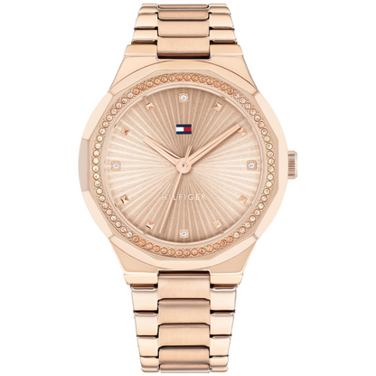 Reloj Análogo Dorado Casual de Mujer