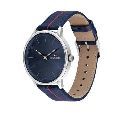 Reloj Análogo Plateado Casual de Hombre