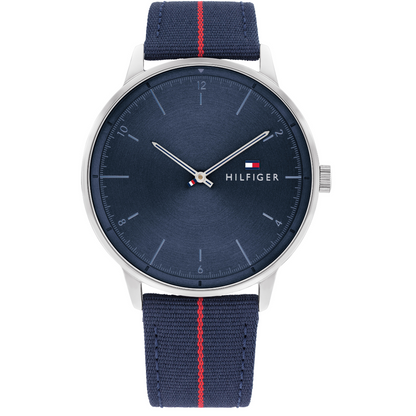 Reloj Análogo Plateado Casual de Hombre