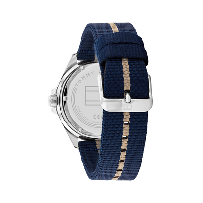 Reloj Análogo Plateado Casual de Hombre