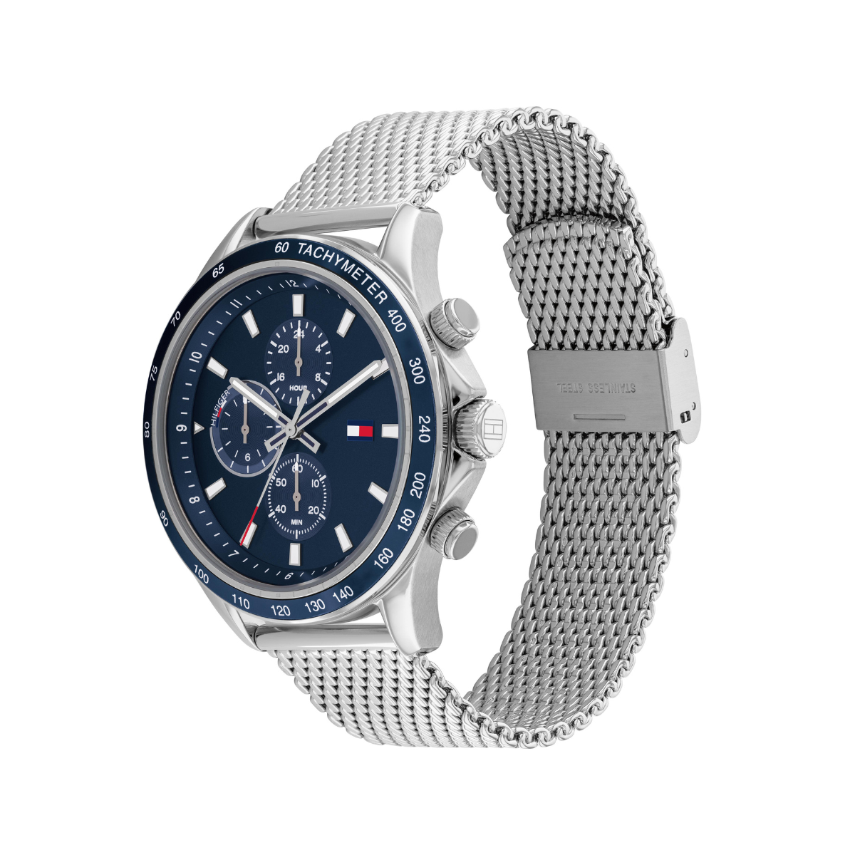 Reloj Análogo Plateado Casual de Hombre