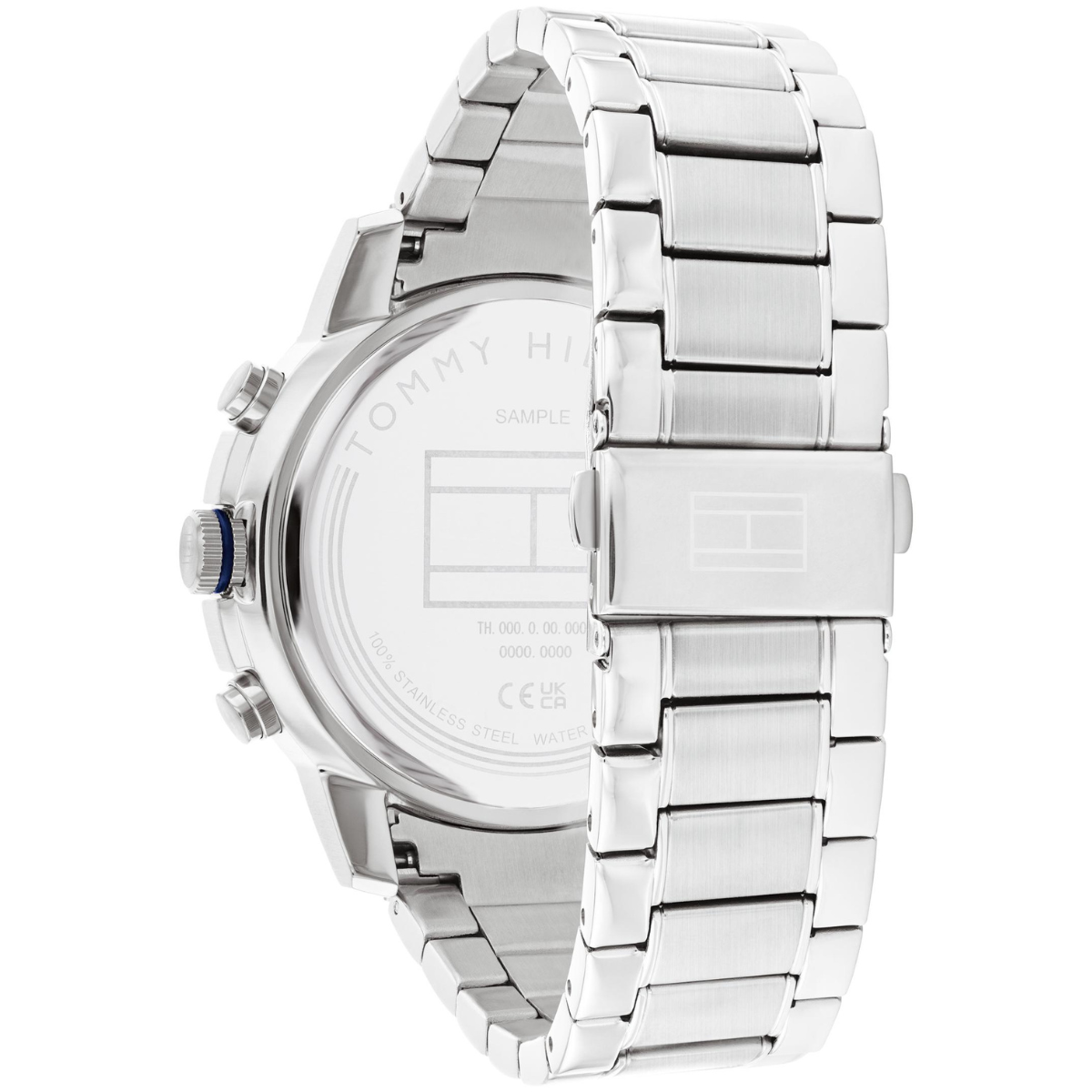 Reloj Análogo Plateado Casual de Hombre