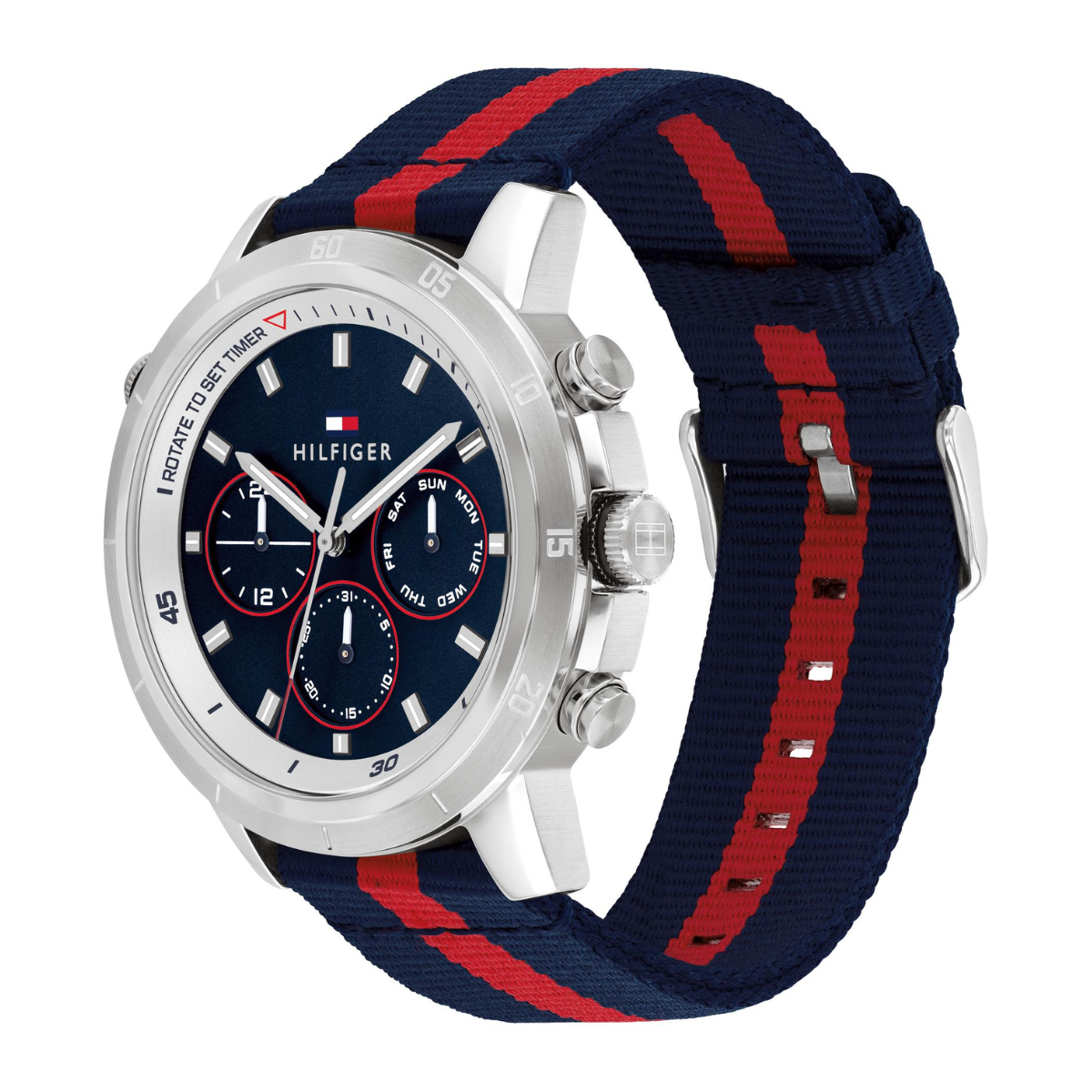 Reloj Análogo Plateado Sport de Hombre