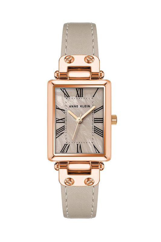 Reloj Análogo Rectangular  Vintage Dorado de Mujer