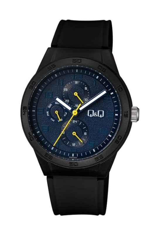 Reloj Análogo Deportivo Negro de Hombre