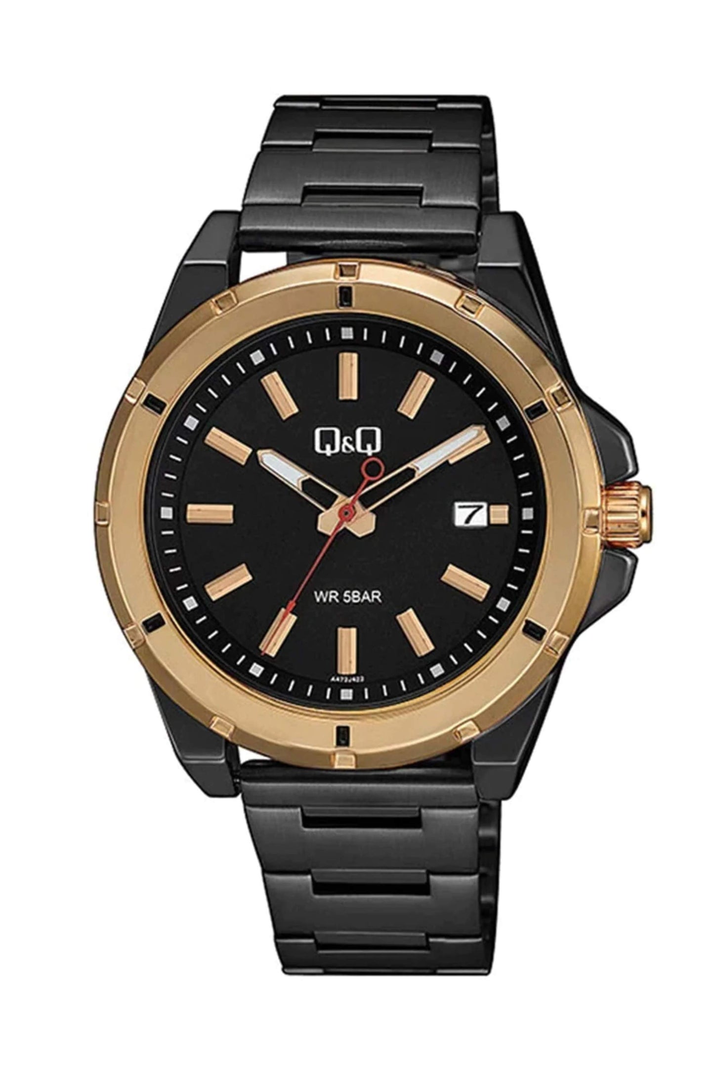 Reloj Análogo Casual Negro de Hombre