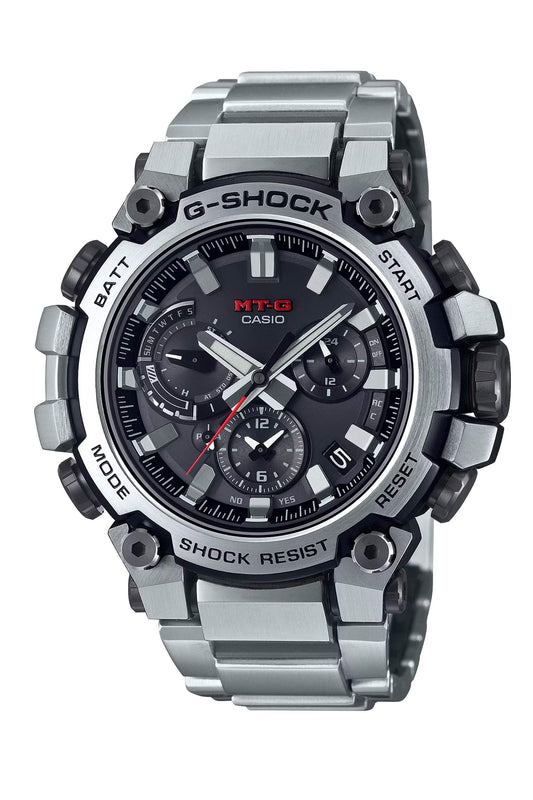 Reloj Análogo MT-G Dual Core Guard Luxury Plateado de Hombre