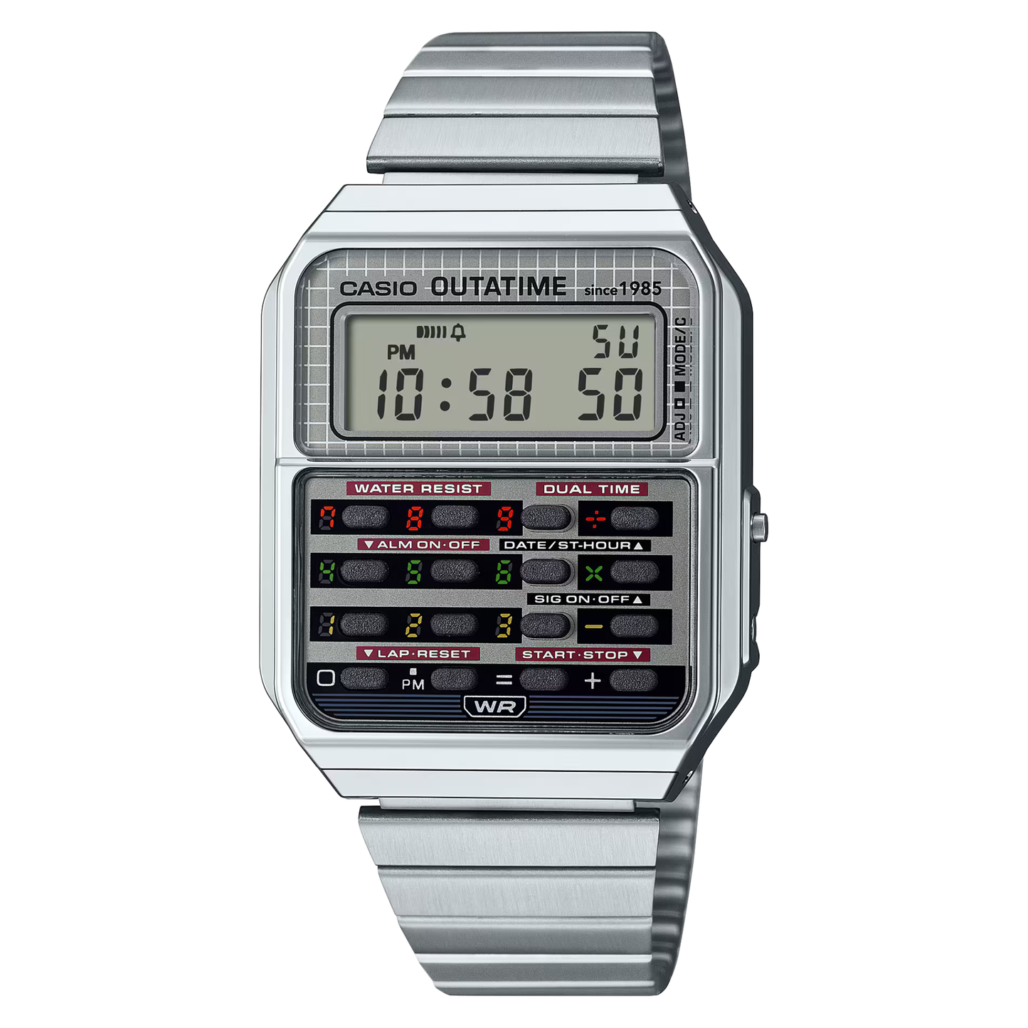 Reloj Análogo Casio x Back to The Future Edición Limitada