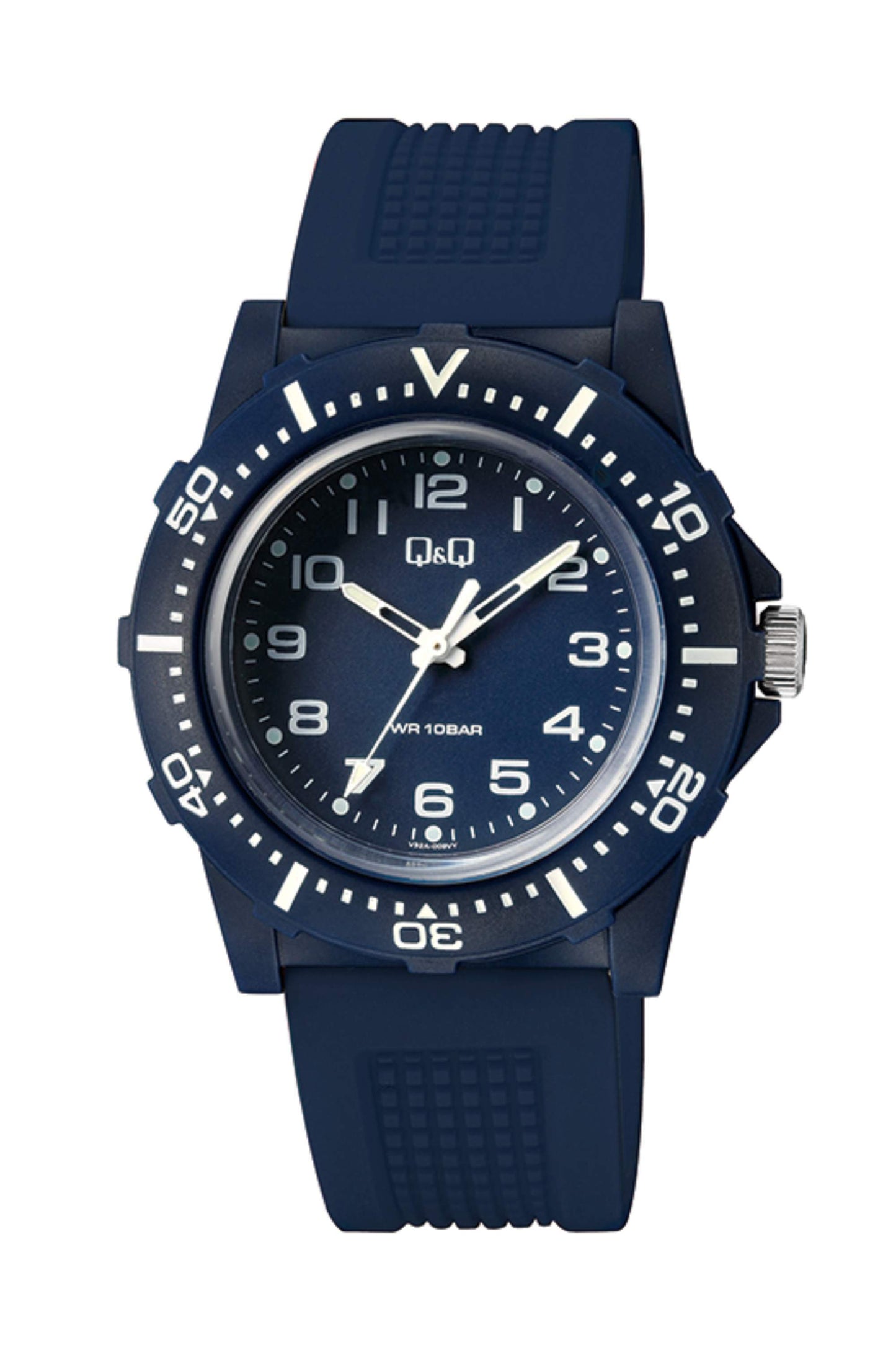 Reloj Análogo Deportivo Azul de Hombre