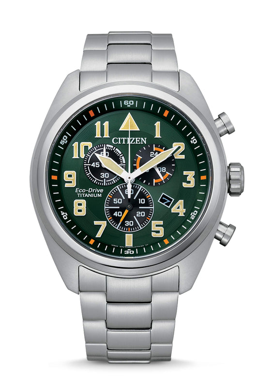 Reloj Análogo Eco Drive Garrison Super Titanium  Sport de Hombre