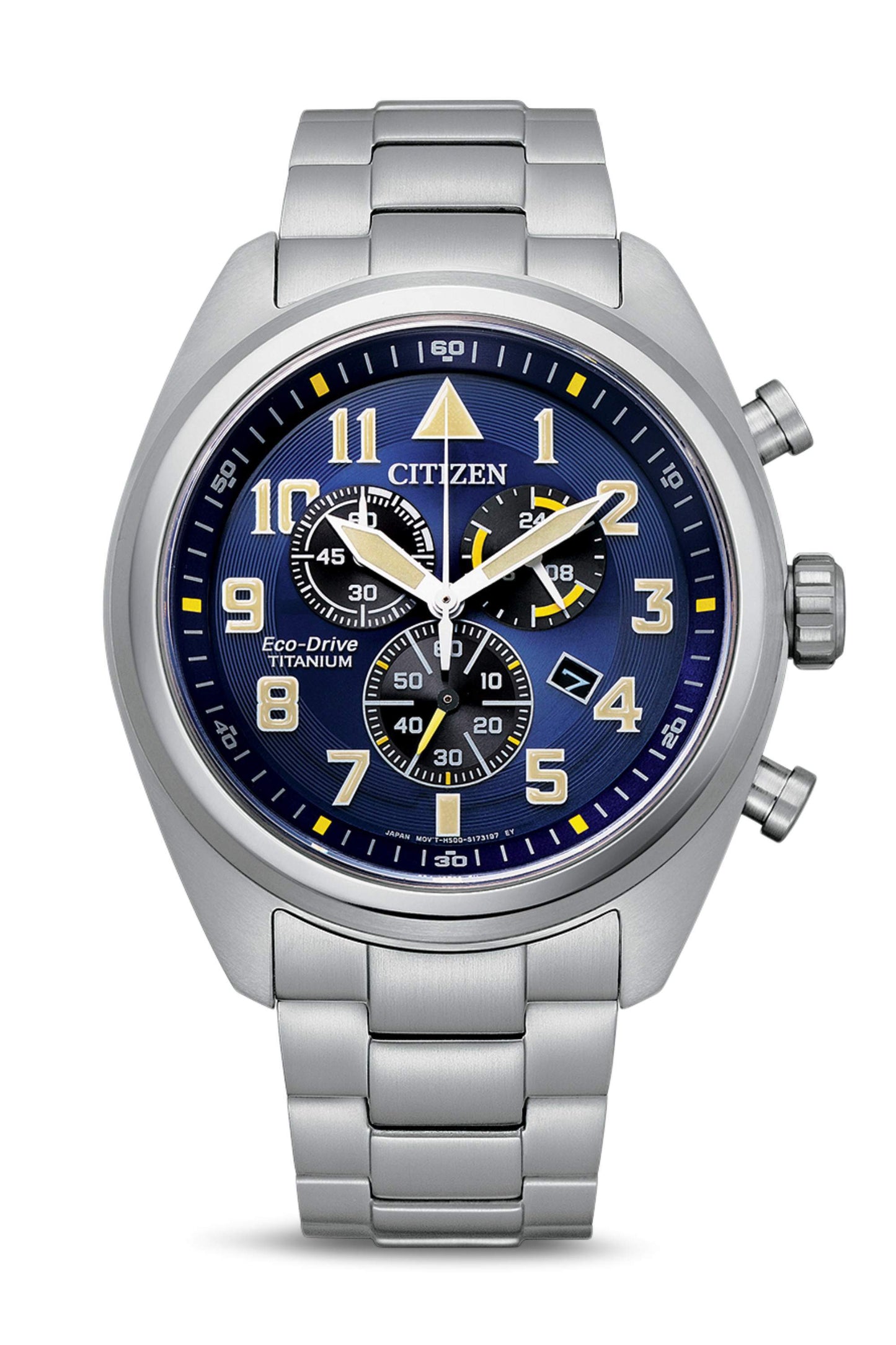 Reloj Análogo Eco Drive Garrison Super Titanium  Sport de Hombre