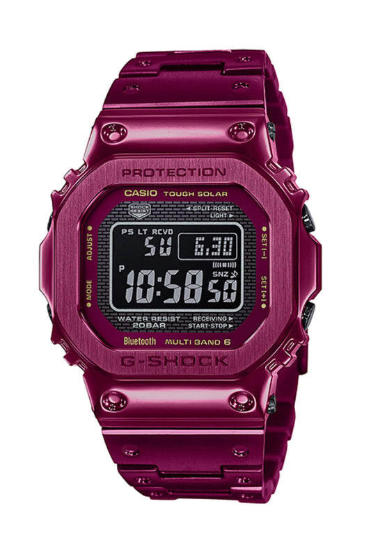 Reloj Digital Full Metal Luxury Morado de Hombre