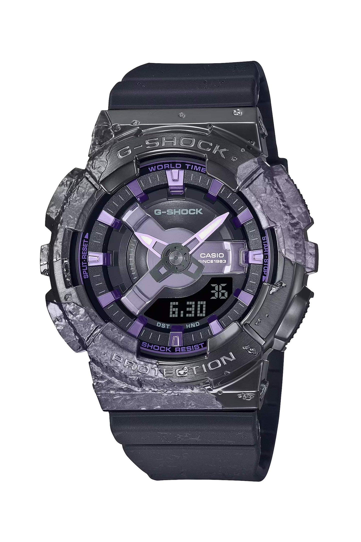 Reloj Análogo-Digital Bemetal Adventurers Stone 40th Annversary Casual Negro de Mujer