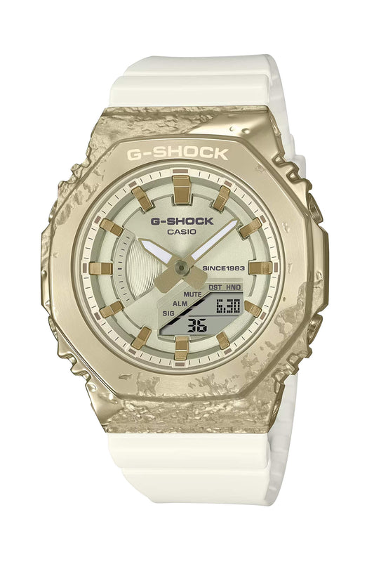 Reloj Análogo-Digital Octagon Bemetal Adventurers Stone 40th Anniversary Casual Dorado de Mujer