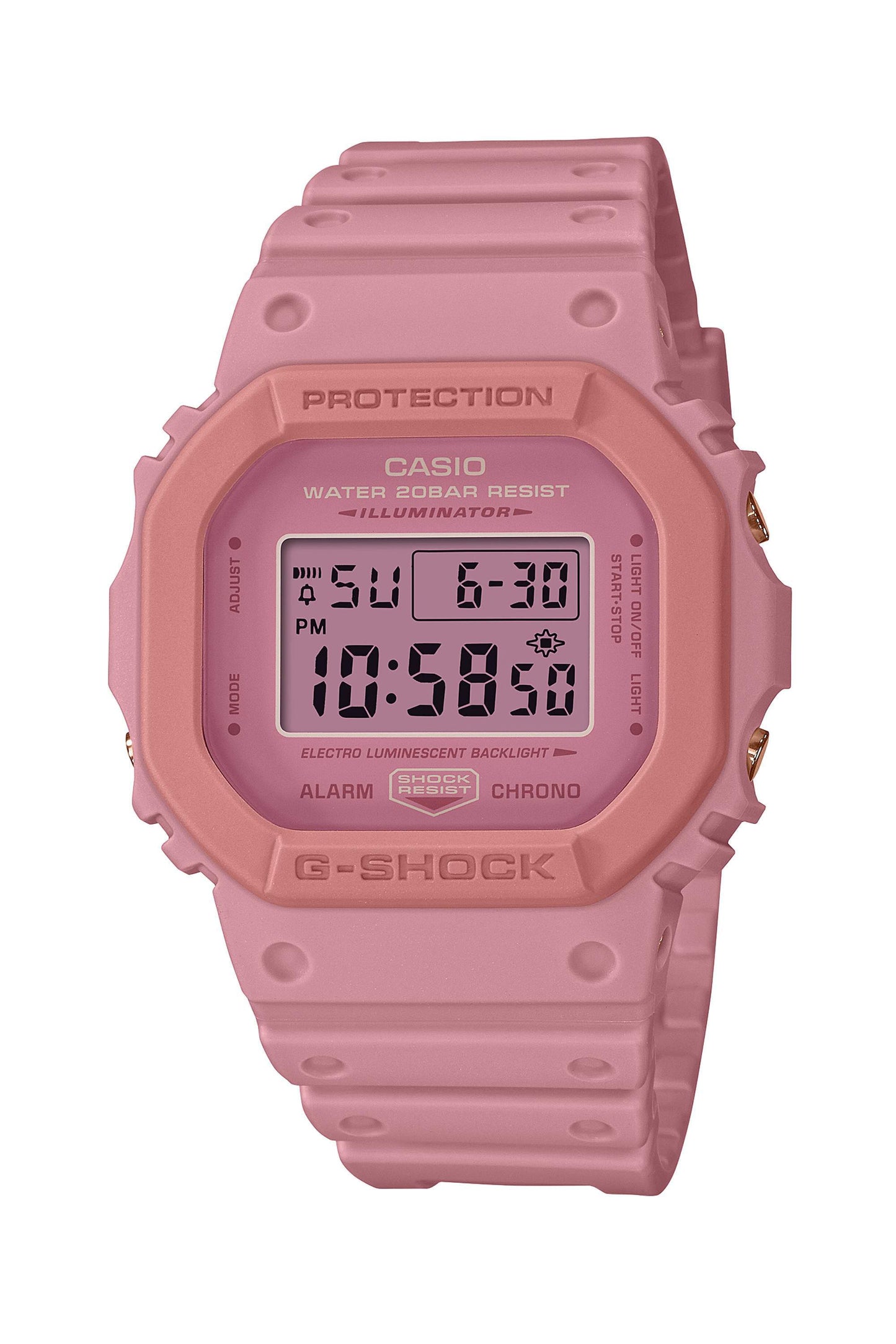 Reloj Digital The Origin Casual Rosado de Hombre