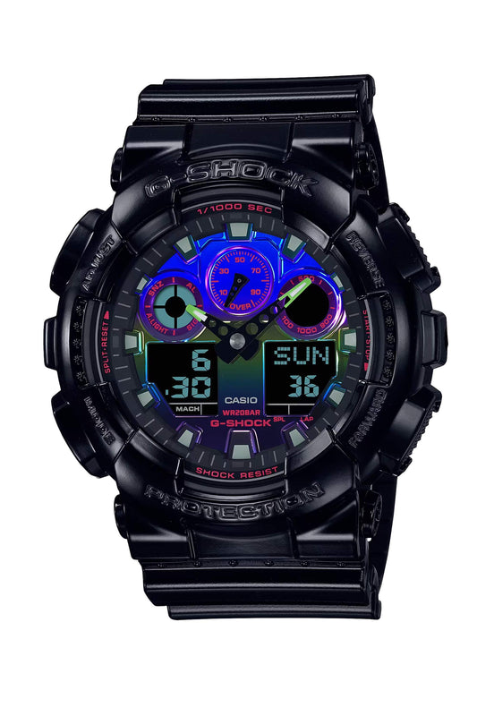 Reloj Análogo-Digital Classic Urban Virtual Rainbow Juvenil Negro de Hombre