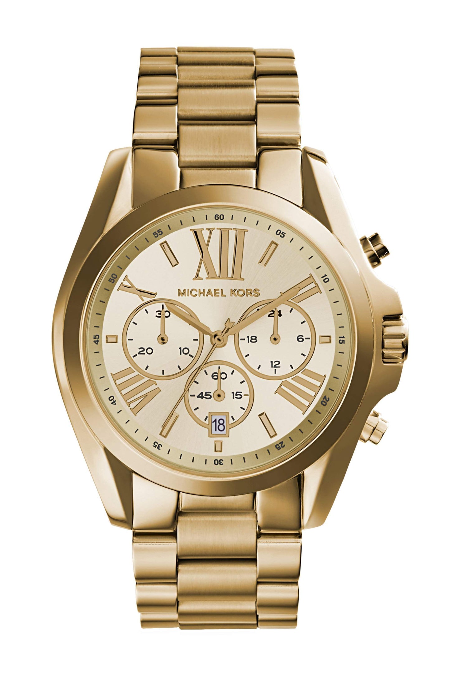 Reloj Análogo Bradshaw Casual Dorado de Mujer