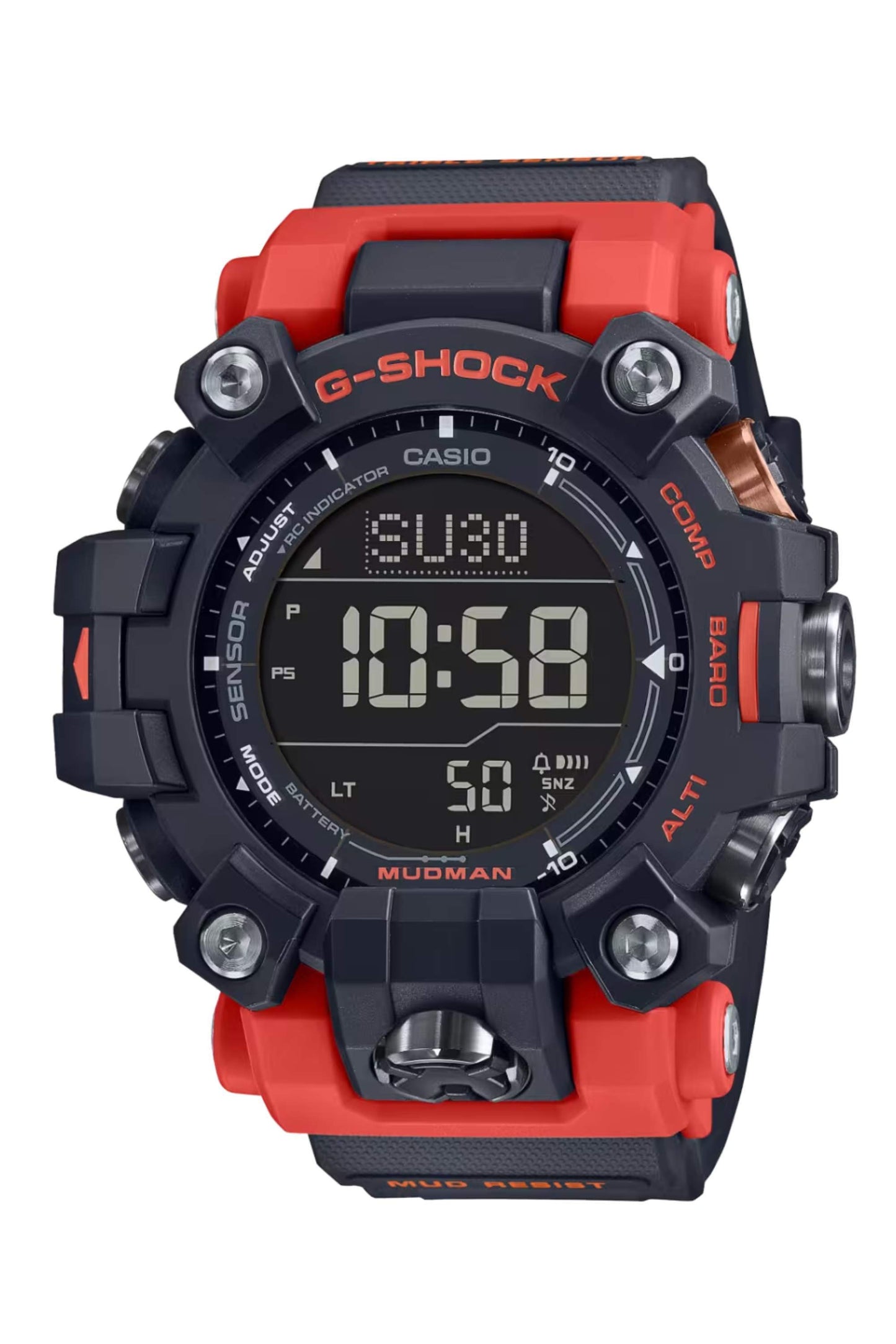 Reloj Digital Mudman Carbon Core Sport Negro de Hombre