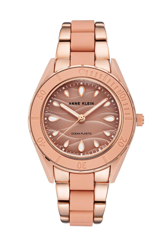 Reloj Análogo Consider-it Solar Ocean  Juvenil Rosado de Mujer