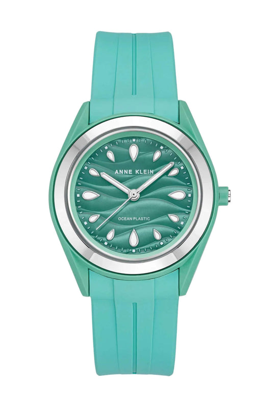 Reloj Análogo Consider-it Solar Ocean  Juvenil Plateado de Mujer