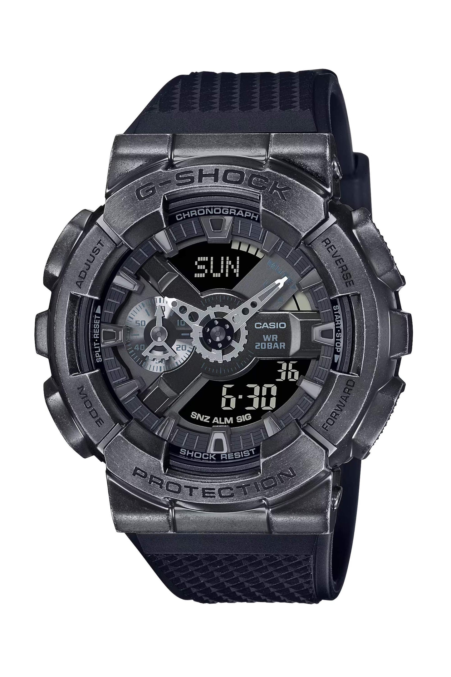 Reloj Análogo-Digital Bemetal Vintage Style Aged Gunmetal Casual Negro de Hombre