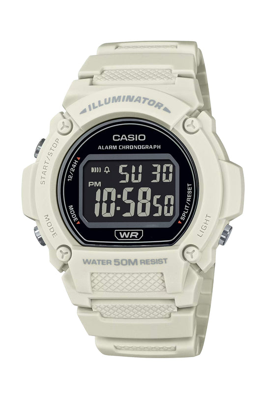 Reloj Digital Sport Blanco de Hombre